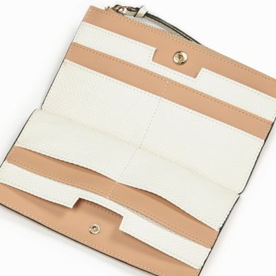 Rose gold fold out purse